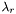 $\lambda_r$