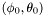 $(\phi_0,\theta_0)$
