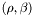 $(\rho,\beta)$