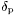 $\delta_{\mathrm p}$
